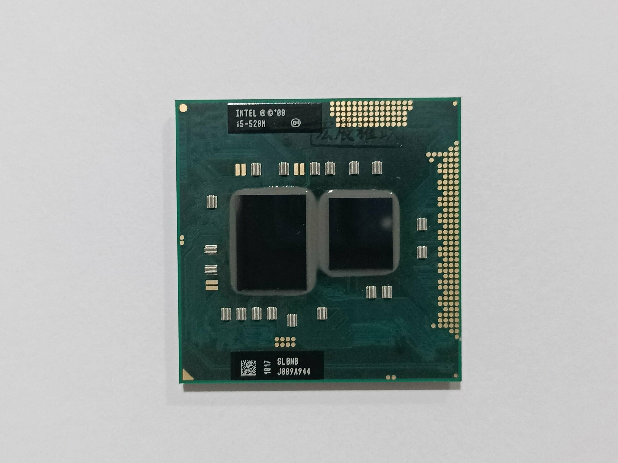 Intel Core i5 520M 24Mhz/3Mb Arrandale 2 ядра 4 потока PGA988 процессор для ноутбука