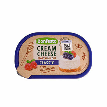 Сыр творожный BONFESTO Кремчиз сливочный 70%, без змж, 400г