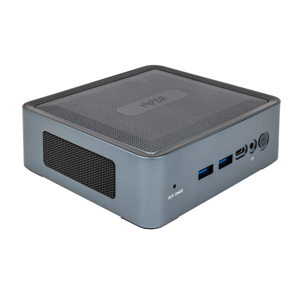 ПК HIPER ED20 неттоп gray (Core i5 1135G7/8Gb/256Gb SSD/noHDD/noDVD/VGA int/noOS) (I5115R8N2NSG)