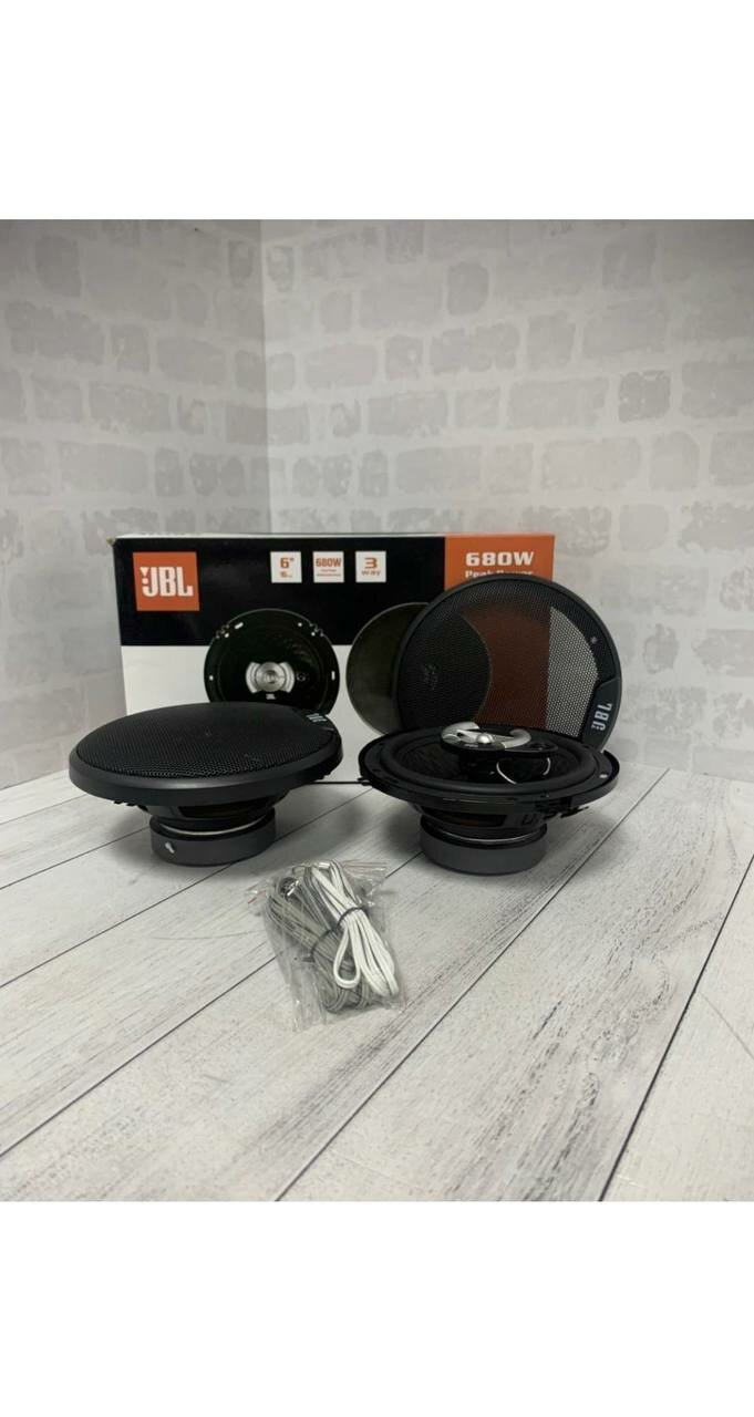 Автомобильные колонки JBL GTO-0639 /Автомобильные динамики Коаксиальная акустика 3-x полосная. Комплект из 2 шт 680 Вт 16 См 6.5 Дюйм.