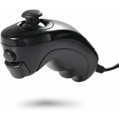 комплект геймпадов remote plus nunchuk черного цвета wii wiiu Геймпад Игровой контроллер Wii Nunchuk, черный