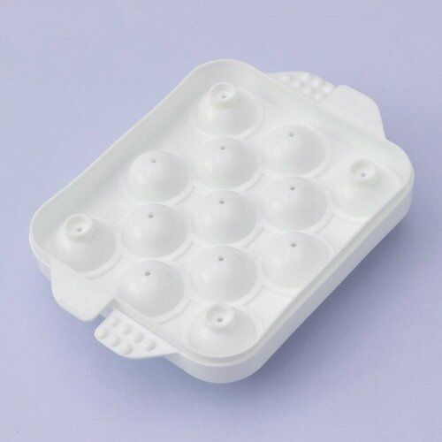Форма для льда Сфера 1612 см 13 ячеек цвет белый 256₽
