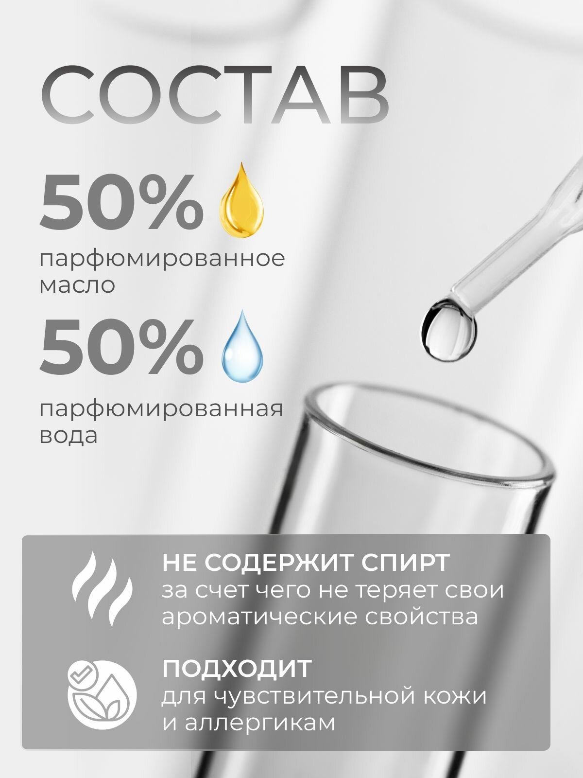 Духи масляные Perfumery Black Afgano Блэк Афгано, флакон 10мл — фото 1