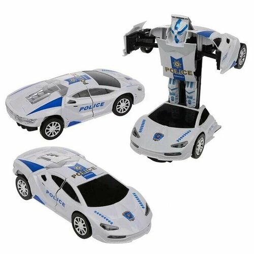 Трансформер Машина-робот полицейский Police Sports Car, эл, свет, звук, 9904-1