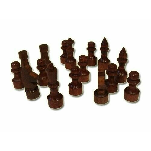 Фигуры шахматные (лакированные, деревянные)