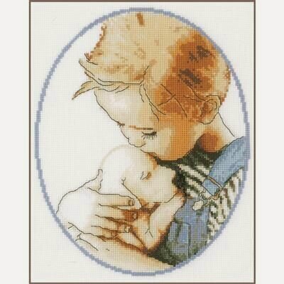 Изображение товара PN-0197895 Набор для вышивания, счетный крест Vervaco" Лучшие друзья" 21 х 26 см