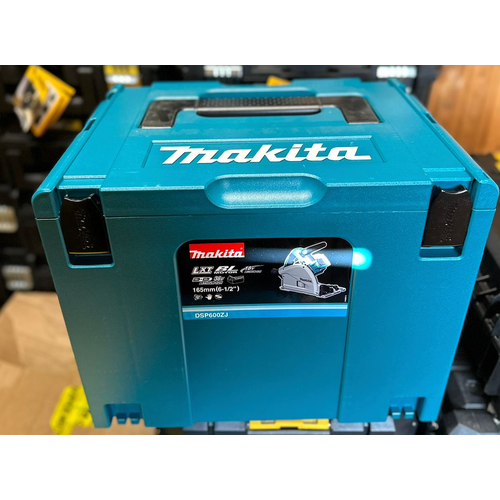 Аккумуляторная дисковая пила Makita DSP600ZJ кейс PRC синий, черный, синий