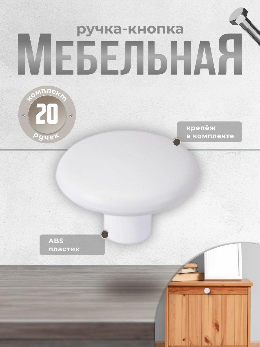 фото Ручка-кнопка К17 комплект