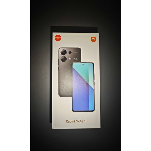 Смартфон Xiaomi Redmi Note 13 8128 ГБ ростест Dual nano SIM midnight black 18090₽