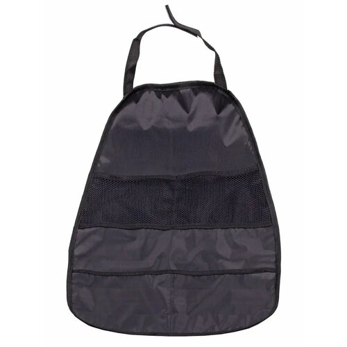 Накидка защитная органайзер на спинку переднего сидения 60х45 см черная ткань Оксфорд 4 кармана 480₽