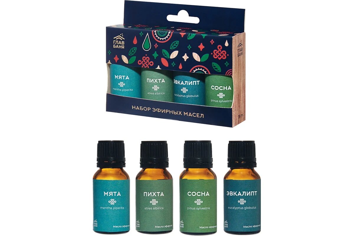 ГлавБаня Набор масел эфирных 
