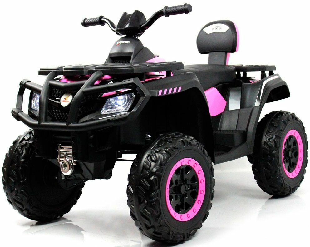 Детский электроквадроцикл RiverToys T001TT 4WD Розовый