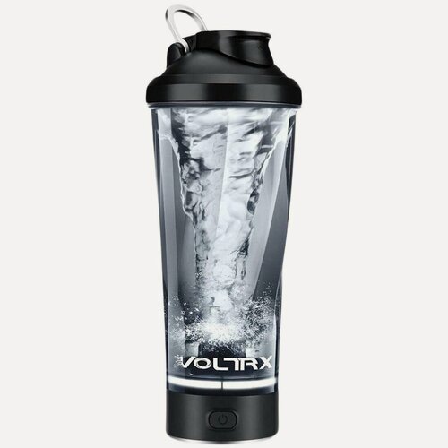 Изображение товара VOLTRX, VortexBoost Electric Shaker Bottle, Электрический спортивный шейкер, черный, 700 мл (24 унций)