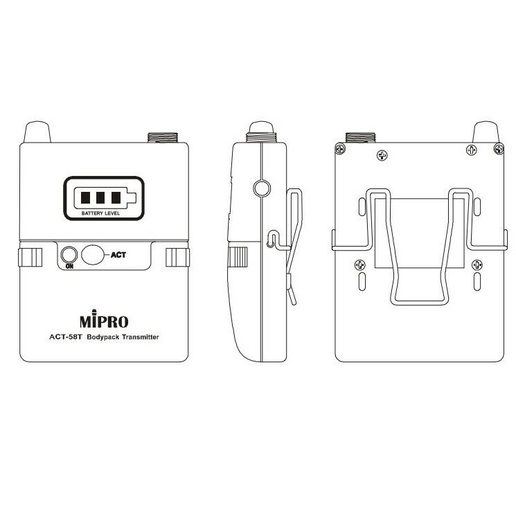 Передатчик для радиосистемы поясной MIPRO ACT-58T — фото 1