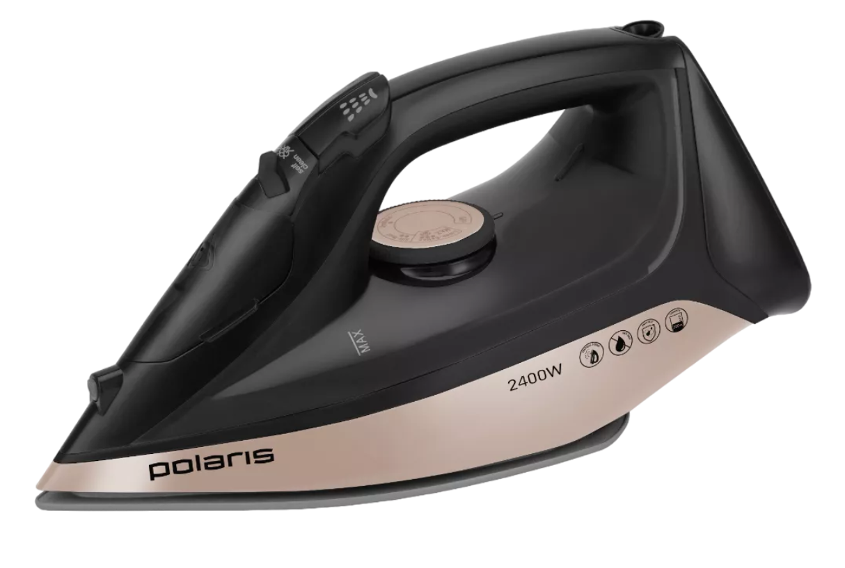 Утюг Polaris PIR2483K черный/золотой