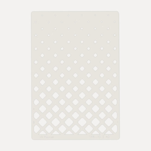 Изображение товара Mr.Painter TFR-10-UN66 Трафарет-маска 11.5 см x 16.5 см на 40 квадратов для росписи