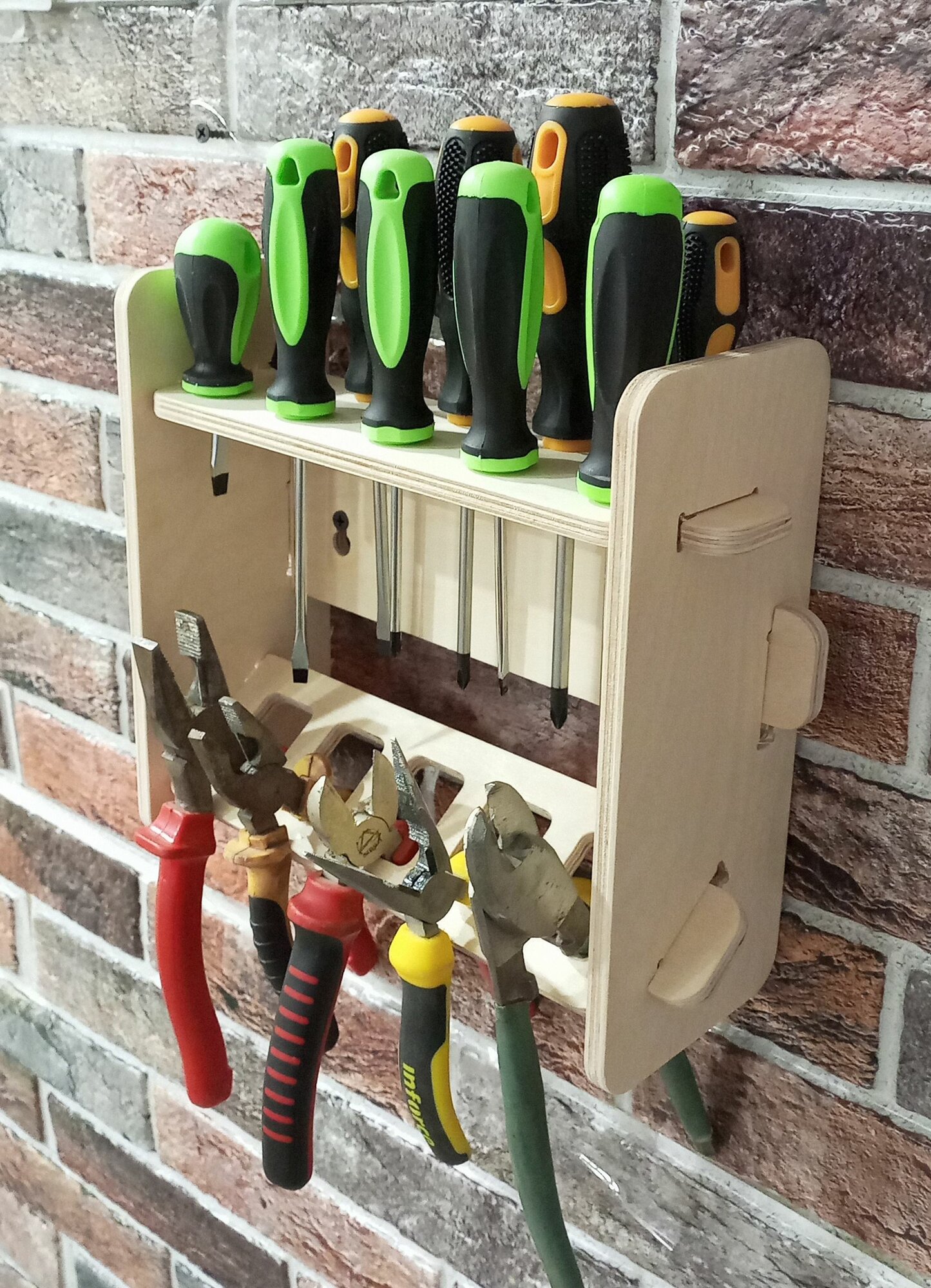 Органайзер для инструментов отверток полка в гараж