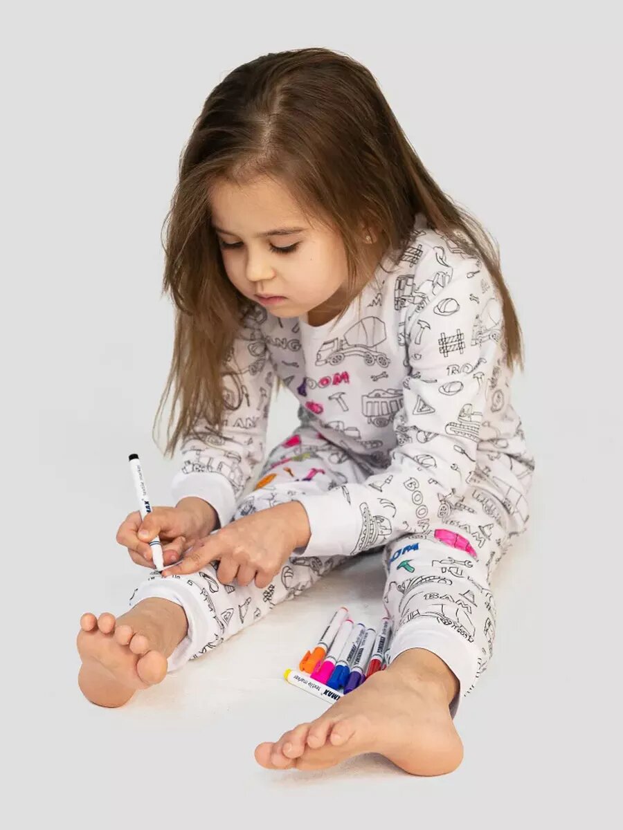 Фломастеры для ткани несмываемый набор — фото 1