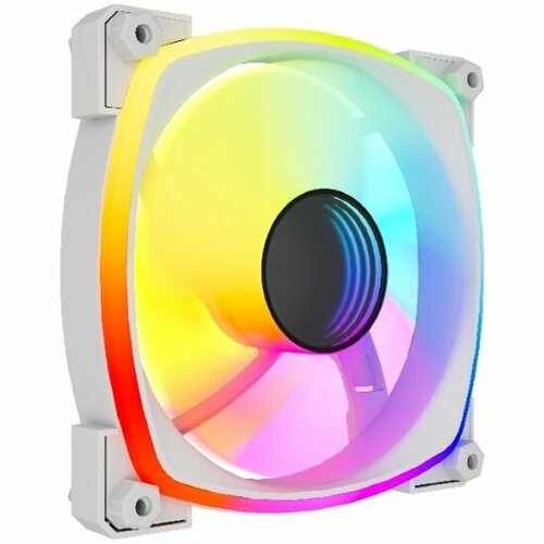 Вентилятор для корпуса Powercase M55MR-12W ARGB White (OEM)