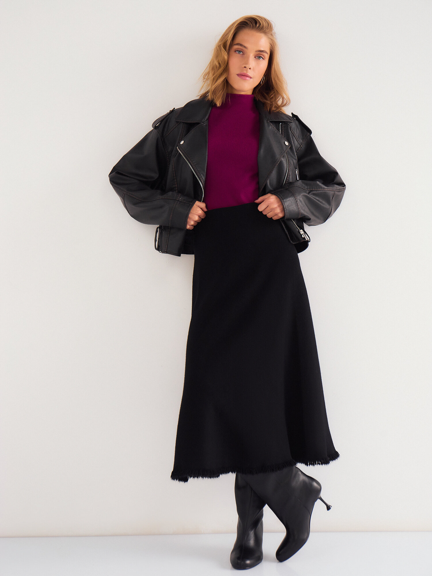 Юбка Vittoria Vicci, размер ONE SIZE, черный