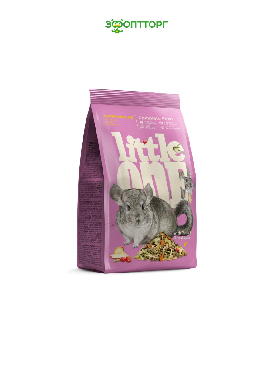 Little One корм для шиншилл Злаковое ассорти, 900 г.