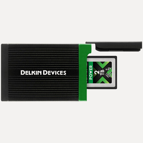 Изображение товара Картридер Delkin Devices USB4 / Thunderbolt CFexpress Type B/A Card Reader [DDREADER-60A]