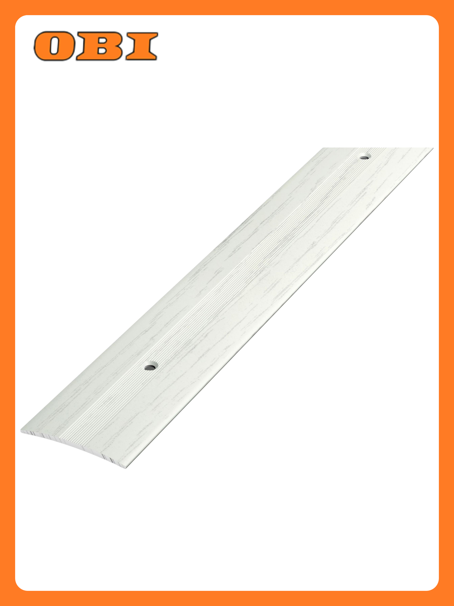 Порог одноуровневый лука ПС 03 900. R174 береза алюминий 900х37 мм