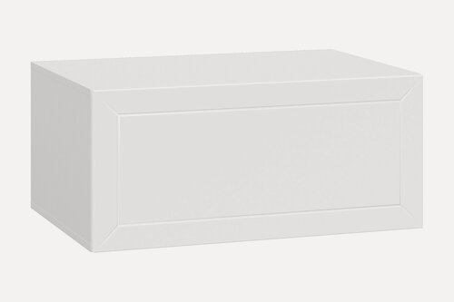 Изображение товара Кухонный модуль навесной антресоль Нонтон Лаорна, 80x54x36 см, белый / лунный бархат