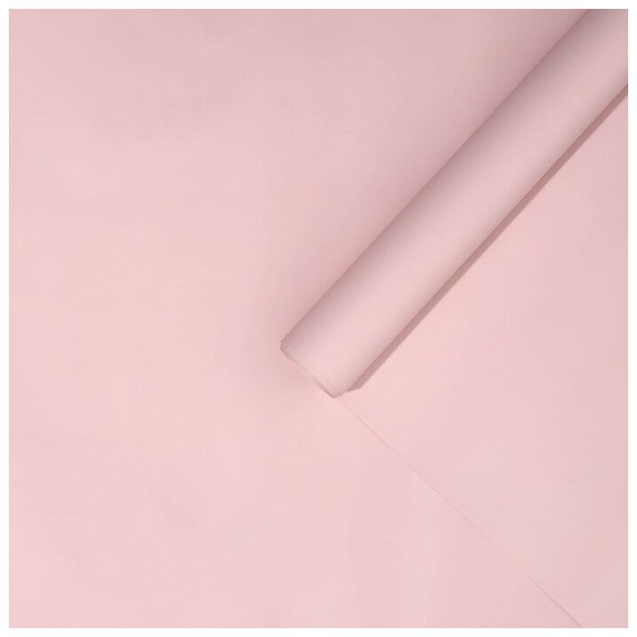 Матовая плёнка "Розовая пудра" 0.5 x 8 м 55 мкм
