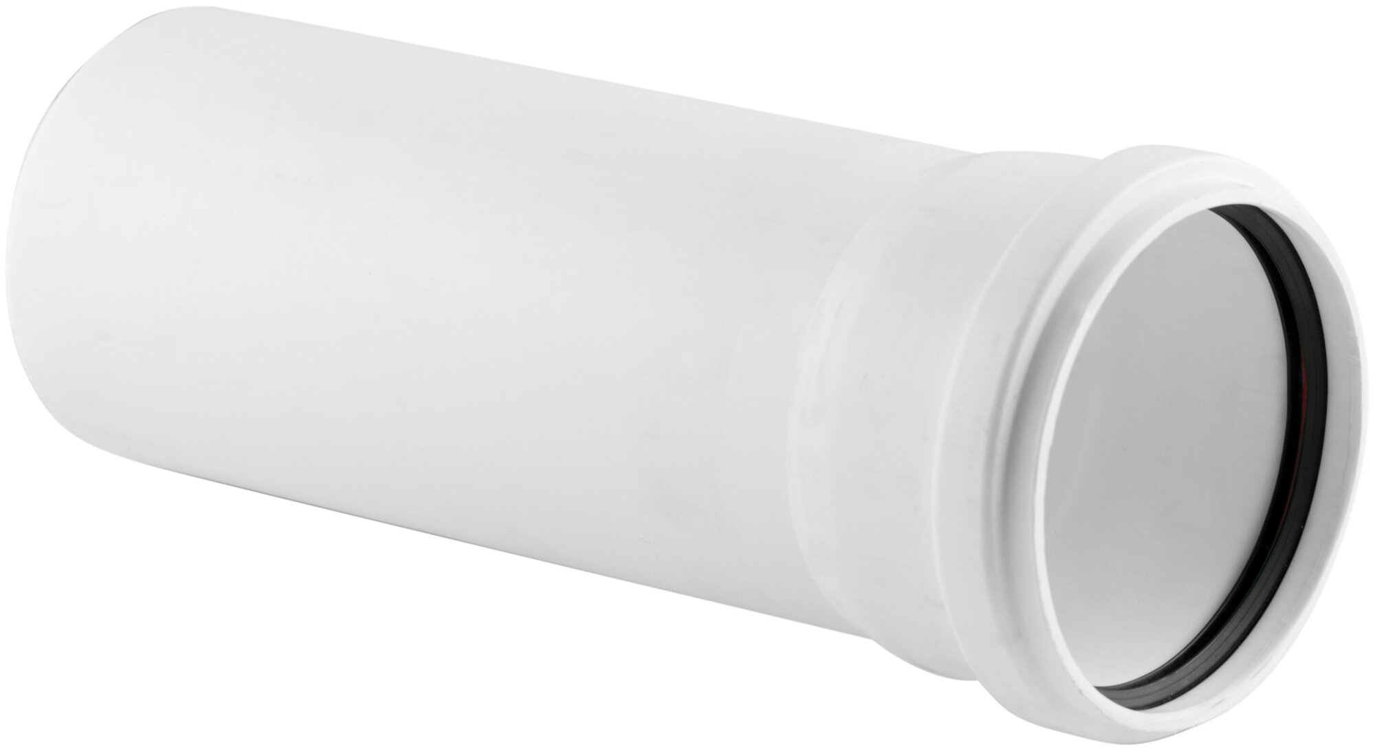 Канализационная труба внутренняя, диаметр 110 мм, 500х3.4 мм, полипропилен, РосТурПласт, белая - фотография № 2