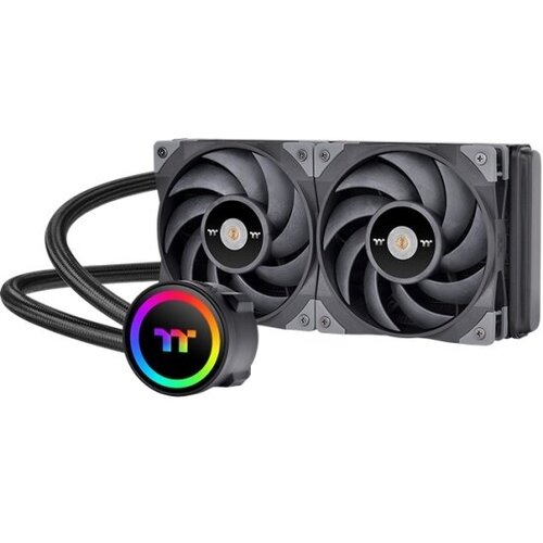 СВО для процессора Thermaltake TOUGHLIQUID 240 ARGB Sync [CL-W319-PL12BL-A] система водяного охлаждения thermaltake toughliquid 360 argb sync cl w321 pl12bl a