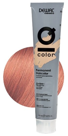 Dewal Cosmetics Краситель перманентный IQ COLOR, 10.16 Extra light ash rose blonde