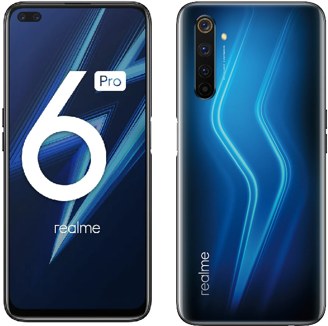 Смартфон realme 6 Pro 8/128GB (Синяя молния) (RU)