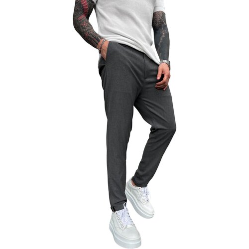 Брюки BANDA, повседневные, полуприлегающий силуэт, размер S, серый