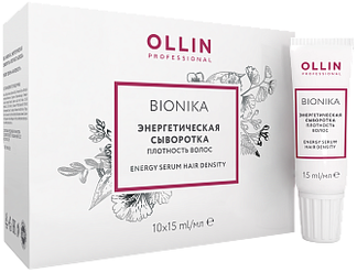 OLLIN Professional Bionika Энергетическая сыворотка «Плотность волос», 15 мл, 10 шт.