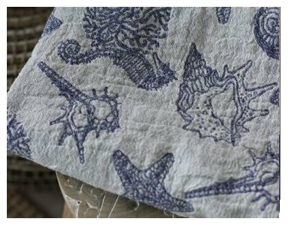 фото 60х130 Банное льняное полотенце "Los mariscos" полотенце 60х130