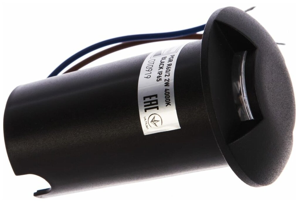 фото Светильник Jazzway PGR R60/2 2w 4000K Black IP65 грунтовый встраиваемый 5024861