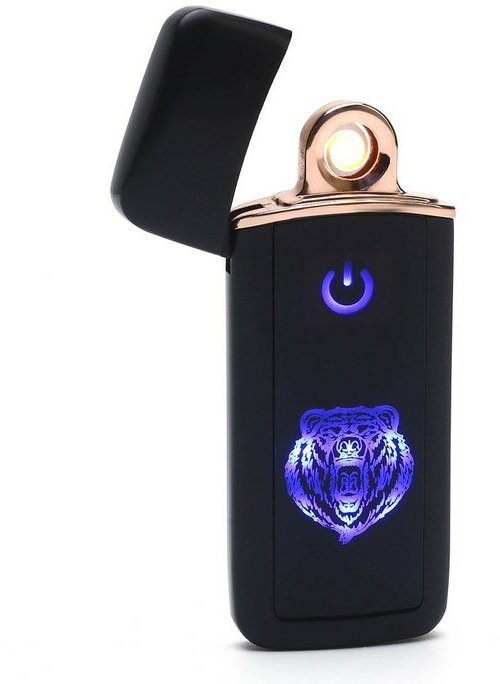 Зажигалка электронная "Медведь", USB, спираль, 3 х 7.5 см - фотография № 11