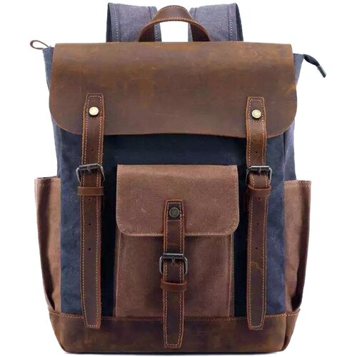 фото Рюкзак из кожи буйвола и канваса camelbags