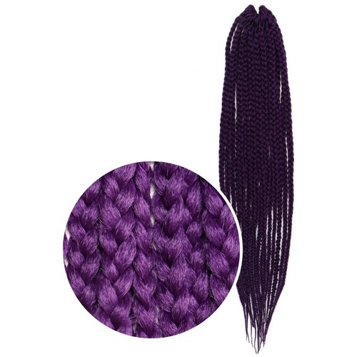 Queen Fair пряди из искусственных волос SIM-BRAIDS афрокосы, фиолетовый