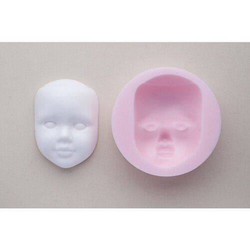 Hobby / Силиконовый молд для рукоделия №1538 Кукольное лицо hobby силиконовый молд для рукоделия 838 маска