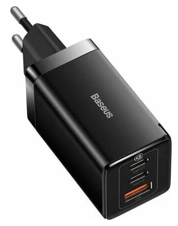 Зарядное устройство Baseus GaN5 Pro Quick Charger USB - 2xUSB-C 65W PD 3.0 + кабель Type-C CCGP120201