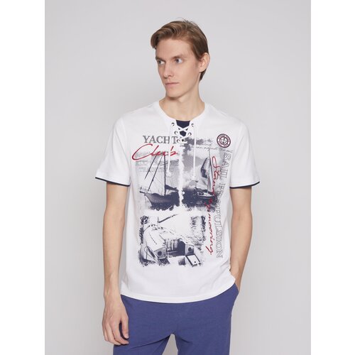 фото Футболка zolla, размер m, белый