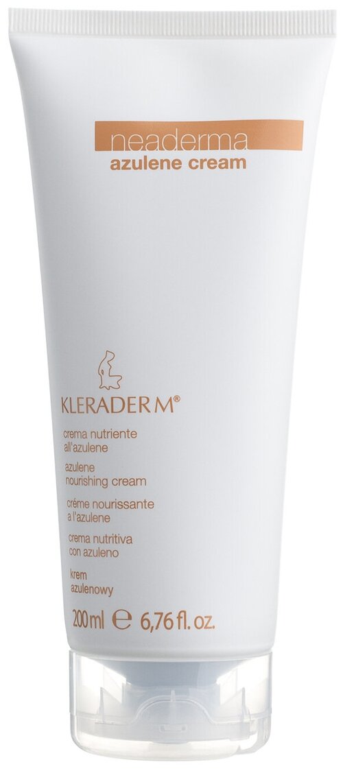 Kleraderm Крем питательный и успокаивающий для чувствительной кожи с Азуленом 200мл / Azulene Cream Neaderma