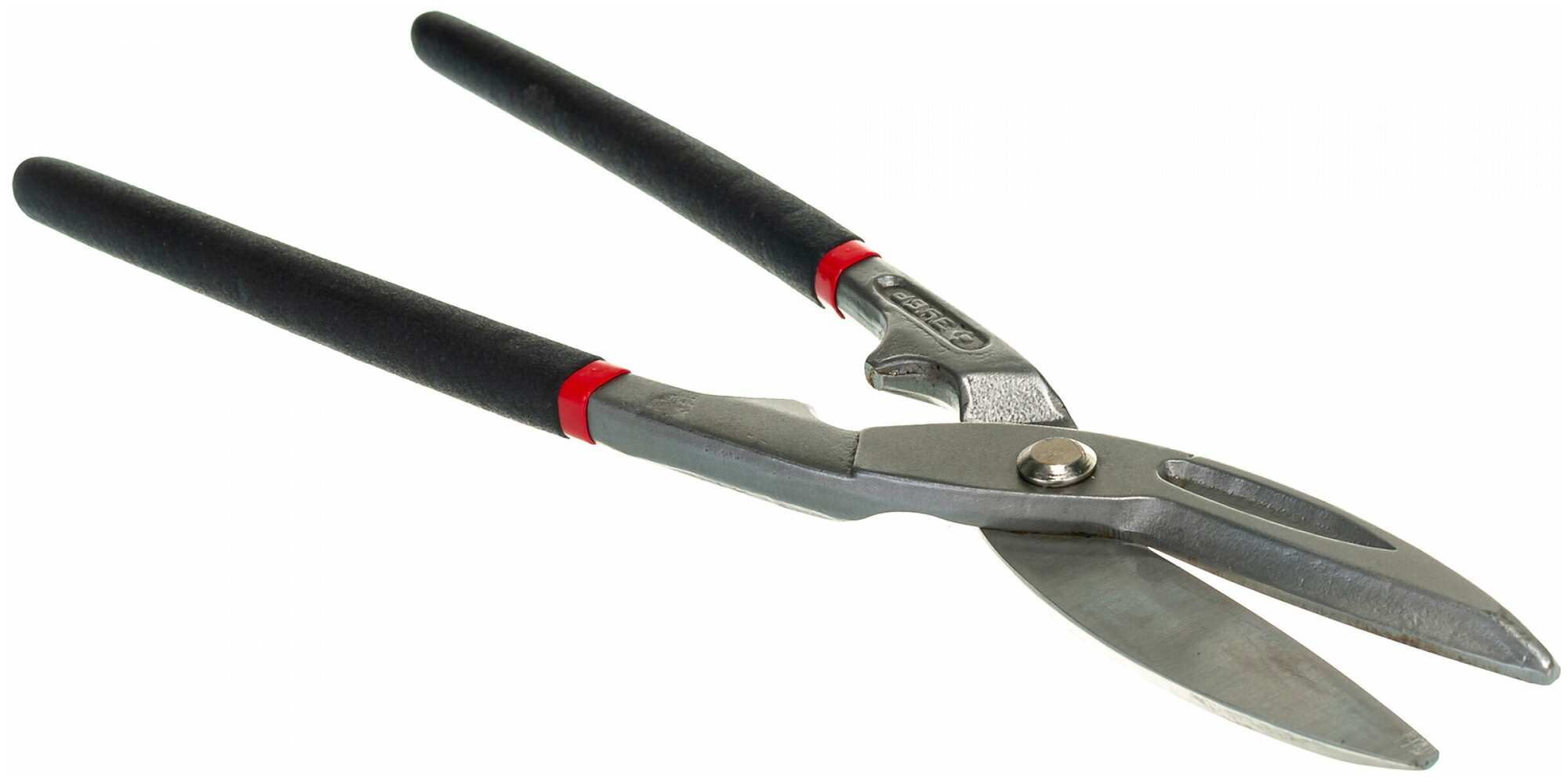 Прямые ножницы по металлу ЗУБР, 320 мм, длина режущей кромки 65 мм - фотография № 5