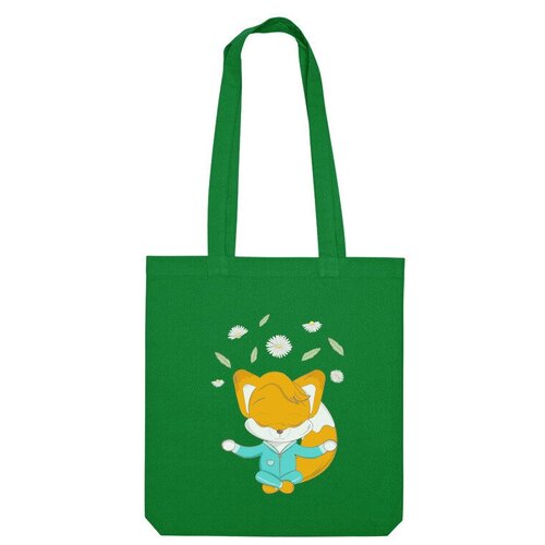 фото Сумка шоппер us basic, зеленый