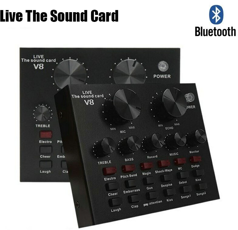 Внешняя звуковая карта the sound card V8