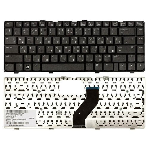 Клавиатура для HP Pavilion DV6000 DV6100 pn AT8A AEAT8TP731 AEAT8TPR313 1100₽