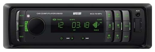 Автомагнитола Mystery Cd/Usb/Sd/Mmc/Aux 4Х50вт Mcd-761Mpu Пульт MYSTERY арт. MCD-761MPU