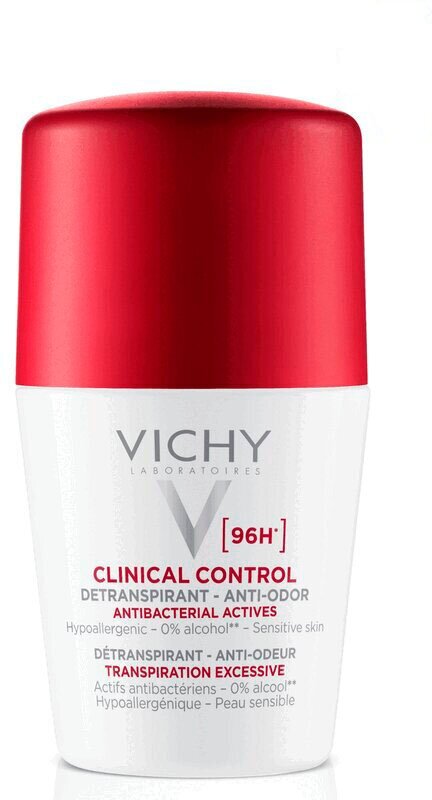 Дезодорант-антиперспирант Vichy Clinical Control 96 часов против избыточного потоотделения, 50 мл